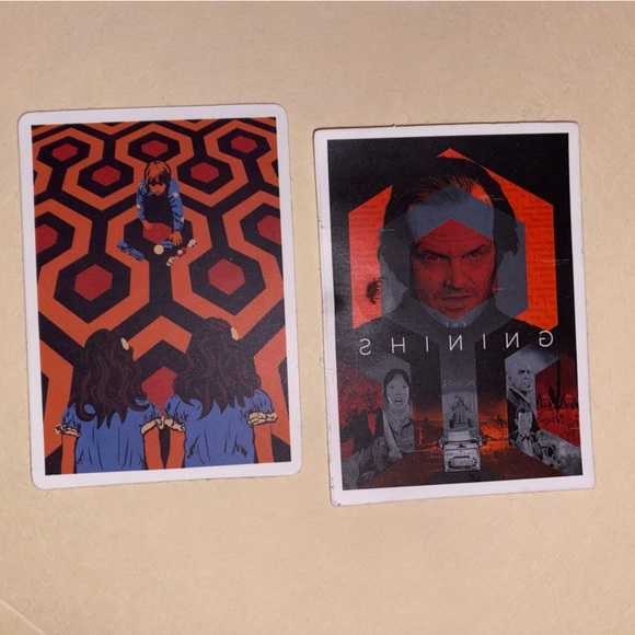THE SHINING Sticker Pack of 2 Evil Twins + Here’s Johnny NEW Rare Collection - Picture 13 of 14